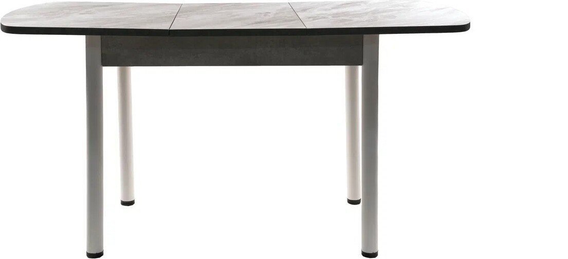 Кухонный стол ВВР Прямоугольный раздвижной (пластиковый Лавант/белый прямой 110-150/70) - фото2