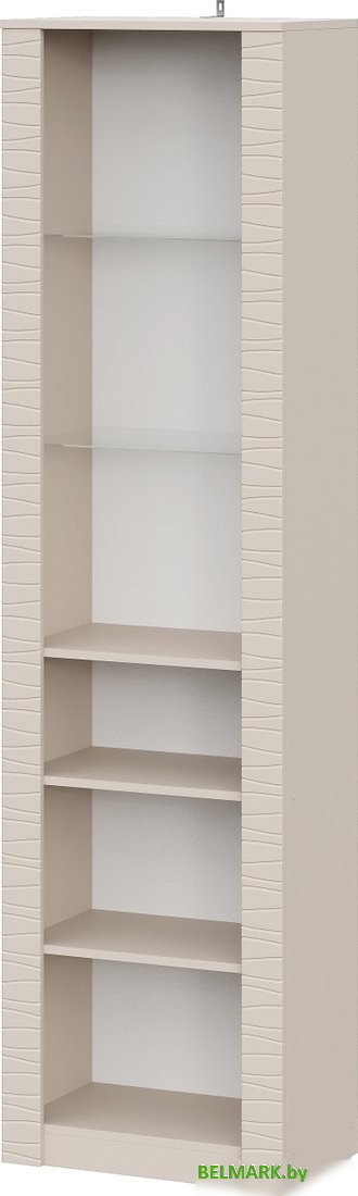 Шкаф-пенал NN мебель МС Калипсо К со стеклом (меланж) - фото2