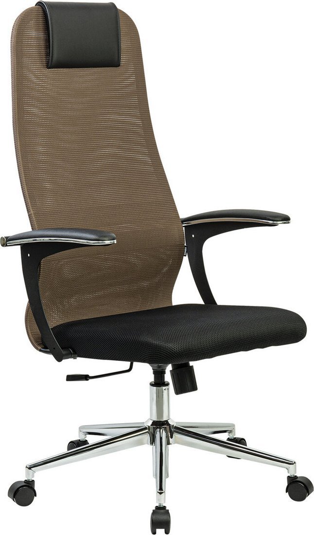 Офисное кресло Brabix EX-801 532920 (черный/коричневый) - фото