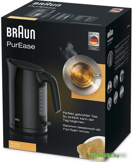 Электрочайник Braun PurEase WK 3100 BK 0X21010007 - фото2