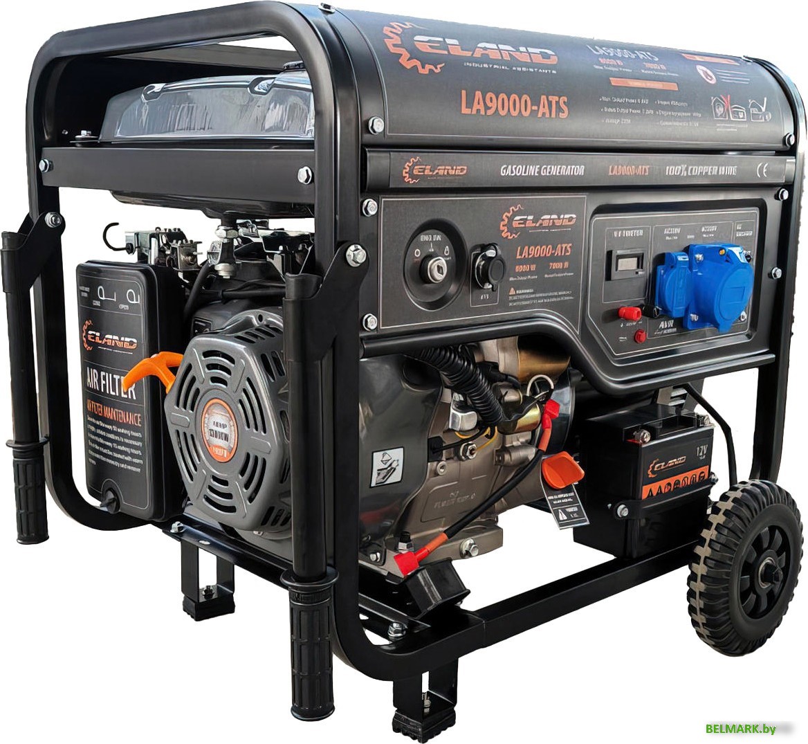Бензиновый генератор ELAND LA9000-ATS - фото