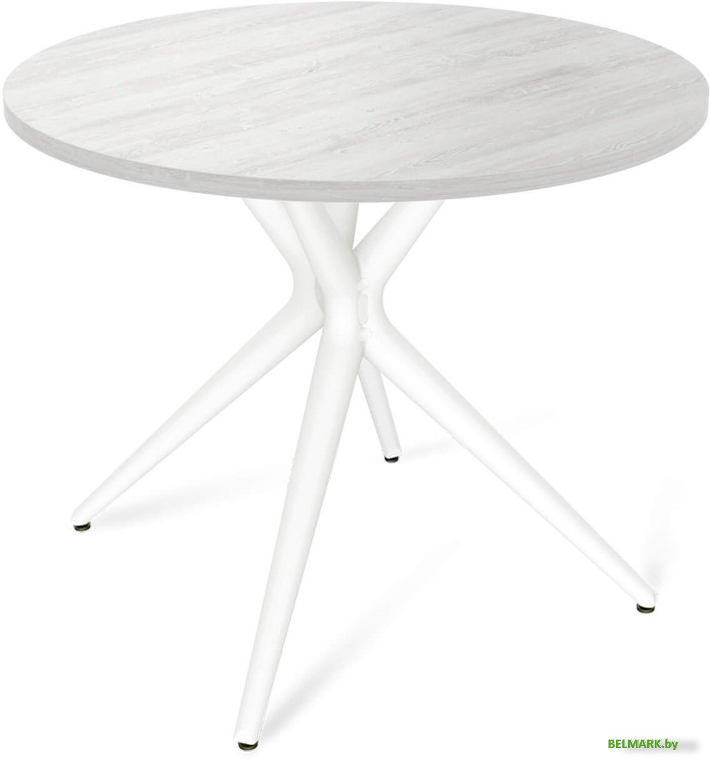 Кухонный стол Sheffilton SHT-TU30/80 ЛДСП (белый/сосна касцина) - фото