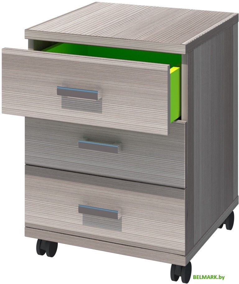 Тумба Программа Техно Аргентум HT-330 (лиственница) - фото