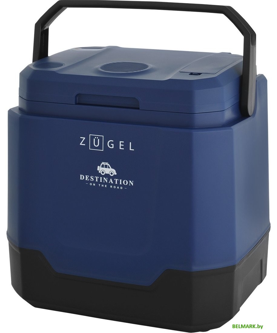 Термоэлектрический автохолодильник ZUGEL ZCR1004 32л (синий) - фото