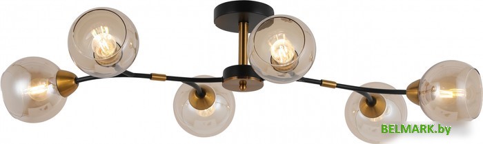 Припотолочная люстра Mirastyle MD-8244/6A BK+GDBR - фото