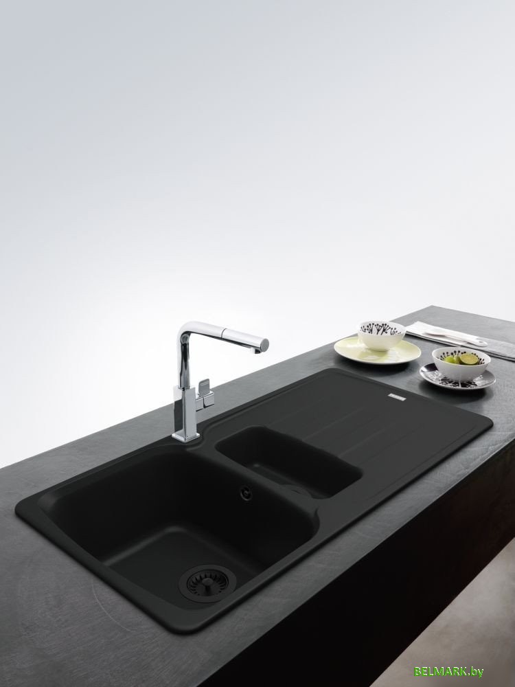 Кухонная мойка Franke Antea AZG 651-97 114.0693.549 (матовый черный) - фото2