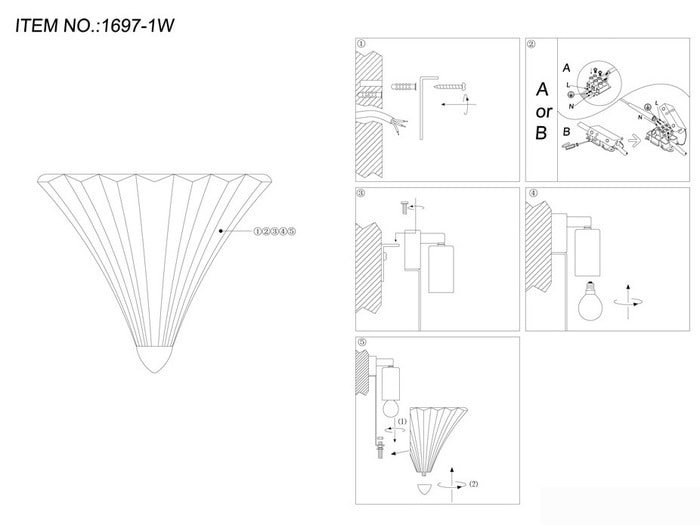 Бра Favourite Iris 1697-1W - фото2