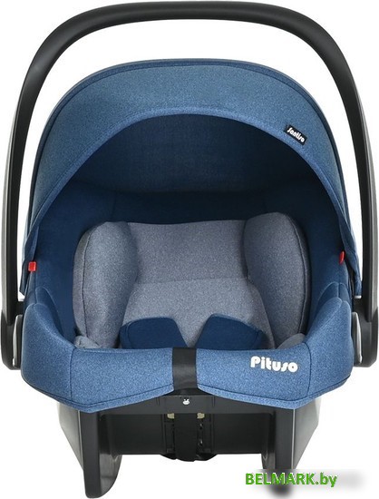 Детское автокресло Pituso Santiso R201 (джинс/светло-серый) - фото2