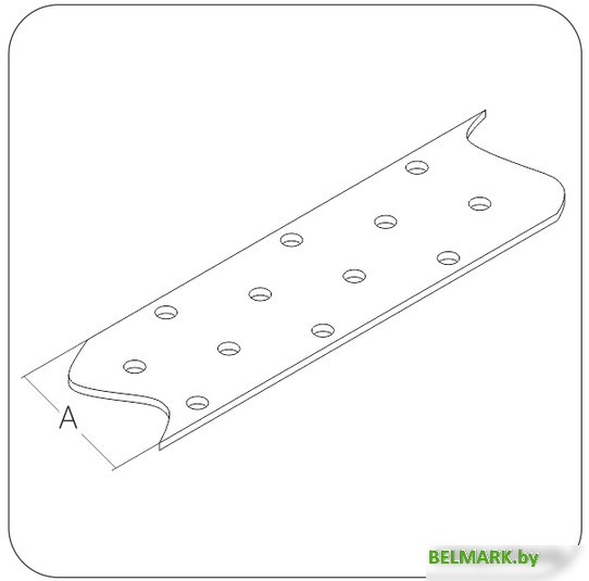 Лента перфорированная ЕКТ V020226 (10м) - фото2