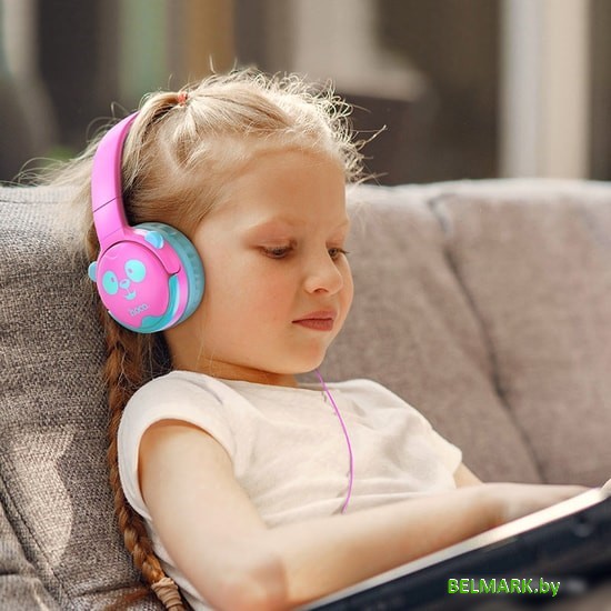 Наушники Hoco W31 (розовый) - фото2