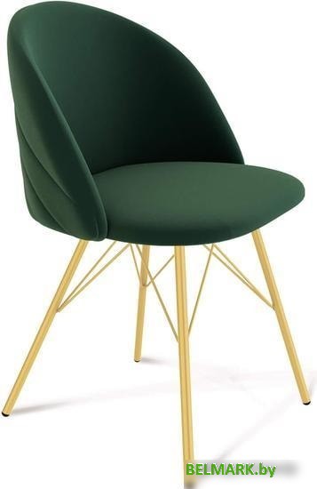 Стул Sheffilton SHT-ST35-2/S37 (лиственно-зеленый/золото) - фото