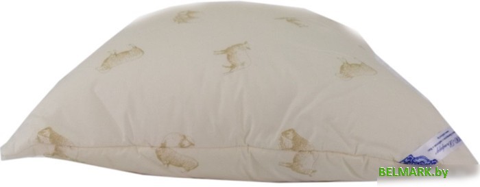 Спальная подушка Delford Шерсть Стандарт 1ШП-УП21 (68x68) - фото