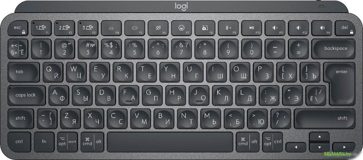 Клавиатура Logitech MX Keys Mini 920-010617 (графитовый, нет кириллицы) - фото