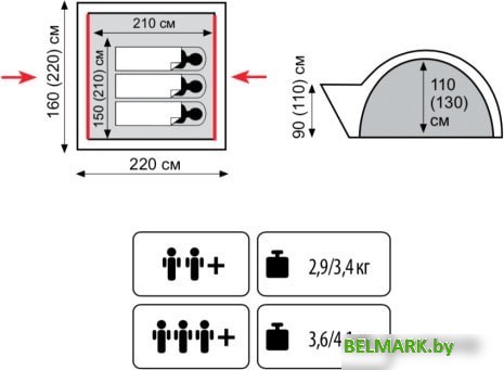 Палатка TRAMP Lite Wonder 2 - фото2