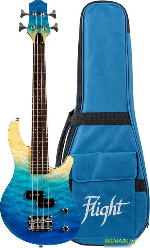 Бас-гитара Flight Mini Bass TBL - фото