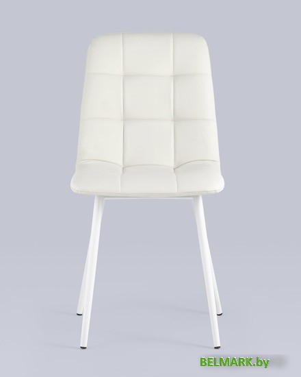 Стул Stool Group Oliver (экокожа белый/белые ножки) - фото2