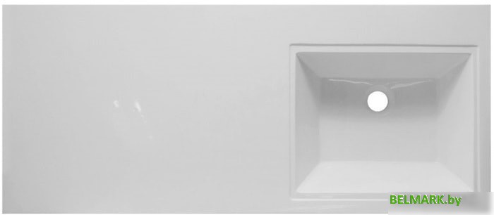 Умывальник Эстет Даллас 110, правая (белый) - фото2