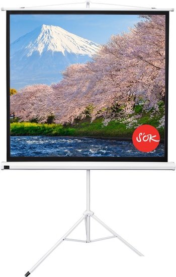 Проекционный экран Sakura Cinema Triscreen SCPST-180x180 - фото