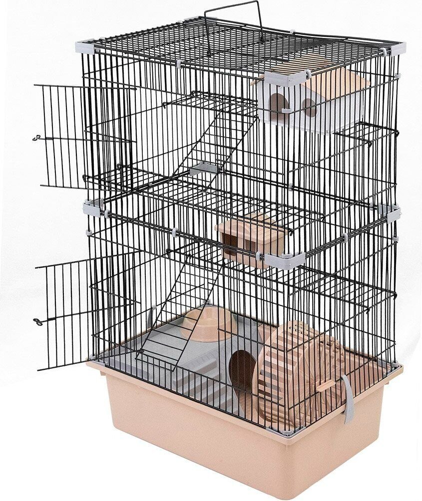 Клетка ЕСО Рикки 43112беж-черн - фото2
