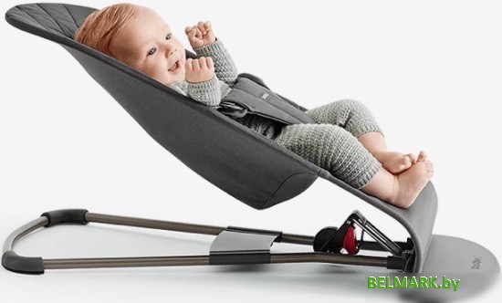 Шезлонг BabyBjorn Bouncer Bliss полиэстер (антрацит) - фото2