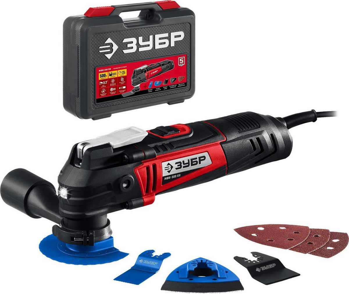 Реноватор Зубр МФИ-500 КН (кейс) - фото