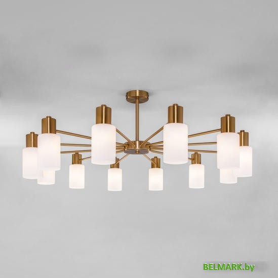 Люстра средней высоты Евросвет 70160/12 (латунь) - фото