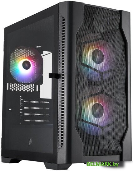 Корпус 1stPlayer D4-M FRGB (черный) - фото