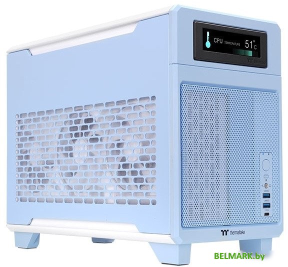 Корпус Thermaltake TR100 Hydrangea Blue CA-11A-00SFNN-00 - фото