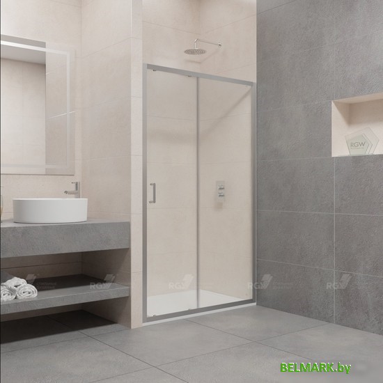 Душевая дверь RGW PA-14 41081410-51 100 (хром/шиншилла стекло) - фото