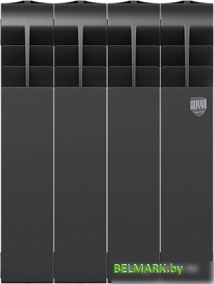 Биметаллический радиатор Royal Thermo BiLiner 350 Noir Sable (4 секции) - фото2
