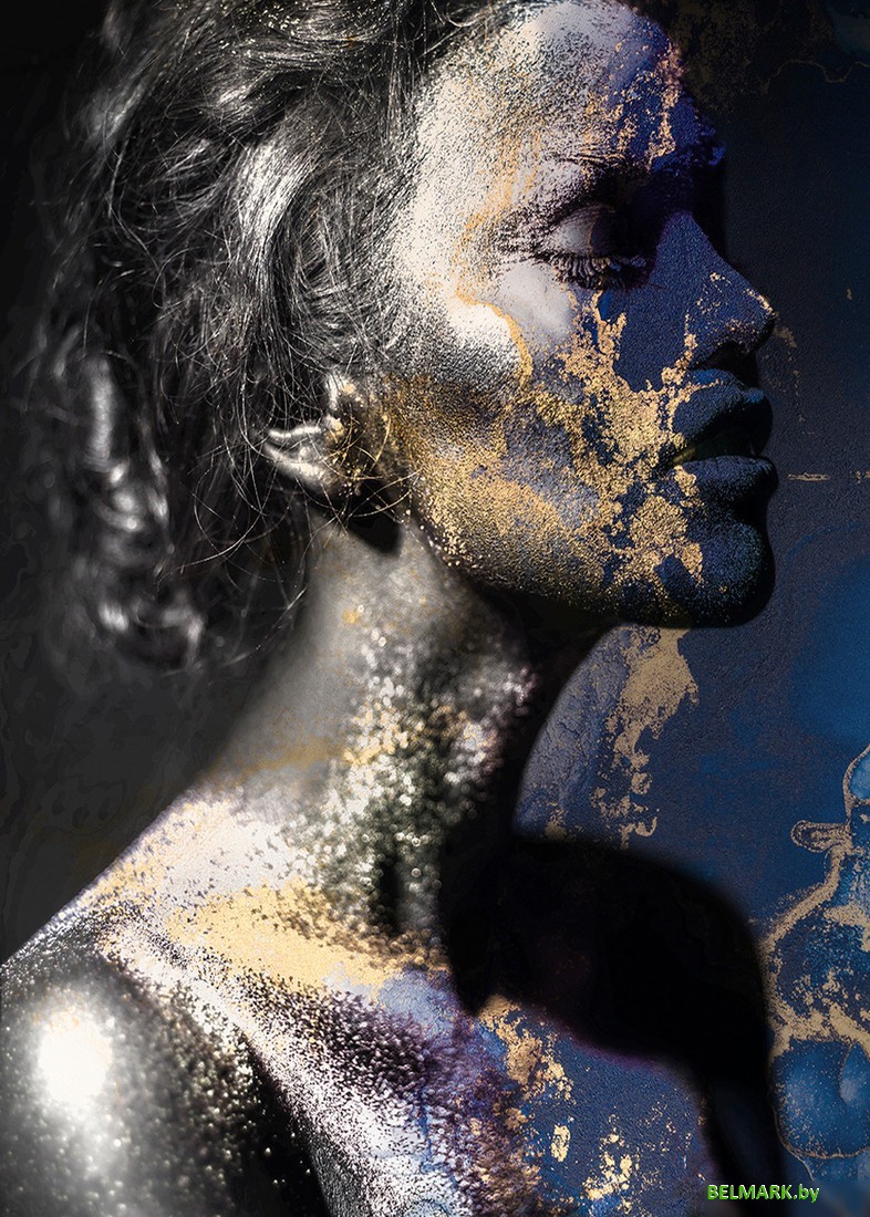 Картина Orlix Золото с голубым CA-13473 - фото