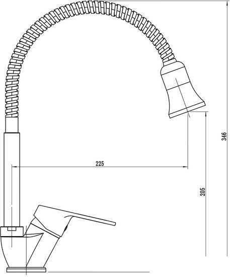 Смеситель Voda Wave WA519F - фото2
