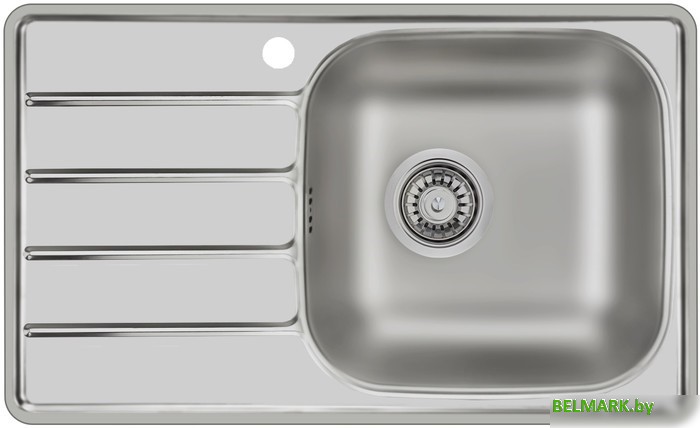 Кухонная мойка Ukinox Гранд GRM780.480-GT6K 1R (с сифоном S701 ) - фото