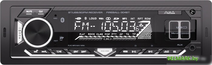 USB-магнитола Aura Fireball-304BT - фото