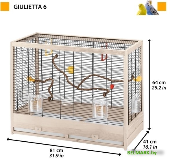 Клетка Ferplast Giulietta 6 52067217 - фото2