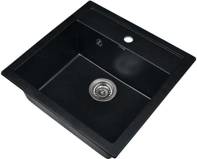 Кухонная мойка Wisent W510-25 (оникс) - фото2