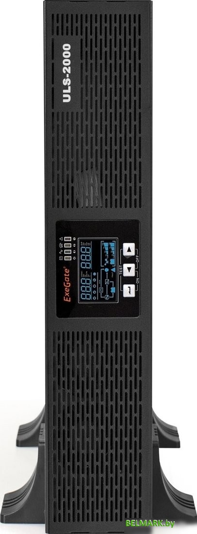 Источник бесперебойного питания ExeGate PowerExpert ULS-2000.LCD.AVR.C13.USB.RS232.SNMP.2U - фото2