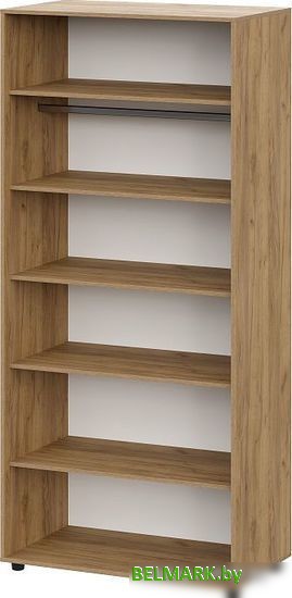 Шкаф распашной SV-Мебель Милан 00-00108394 (дуб золотой/белый/белый матовый) - фото2