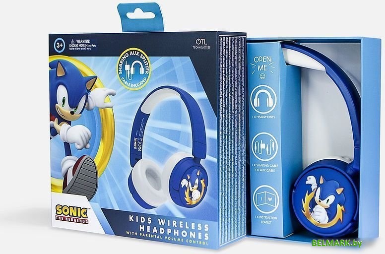 Наушники OTL Technologies SEGA Sonic the Hedgehog Kids Wireless SH0985 - фото2