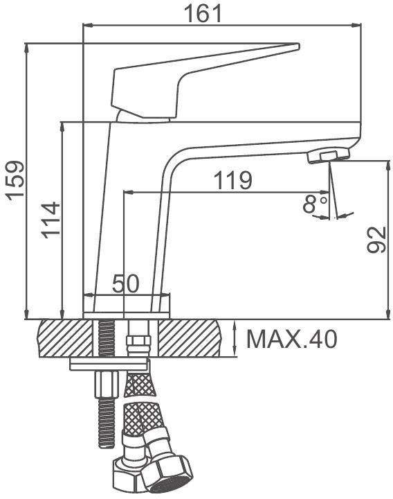 Смеситель Ledeme 1081B - фото2