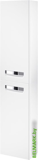 Roca Шкаф-пенал Gap 34 (левый, белый глянец) - фото