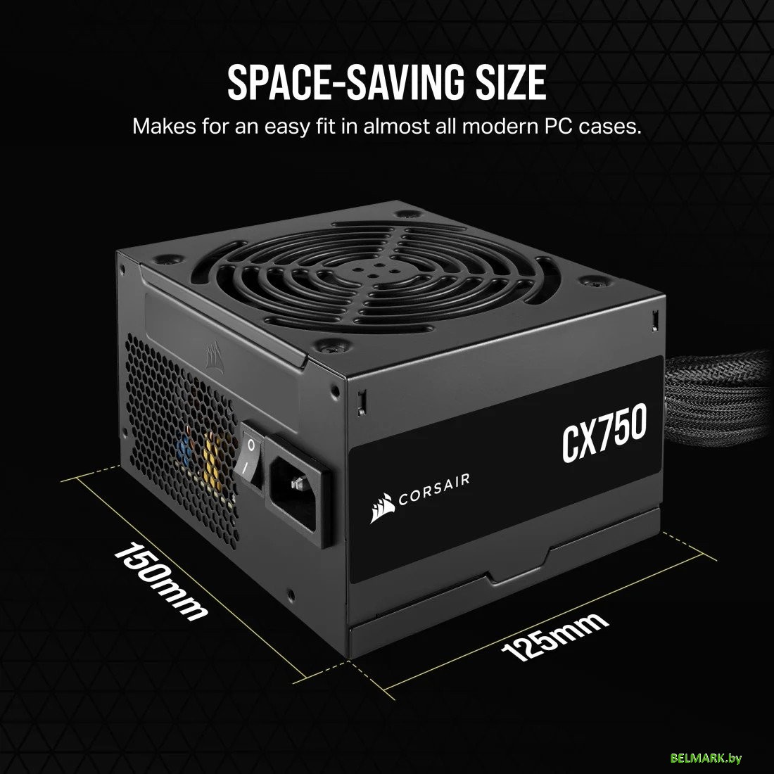 Блок питания Corsair CX750 CP-9020279-EU - фото2