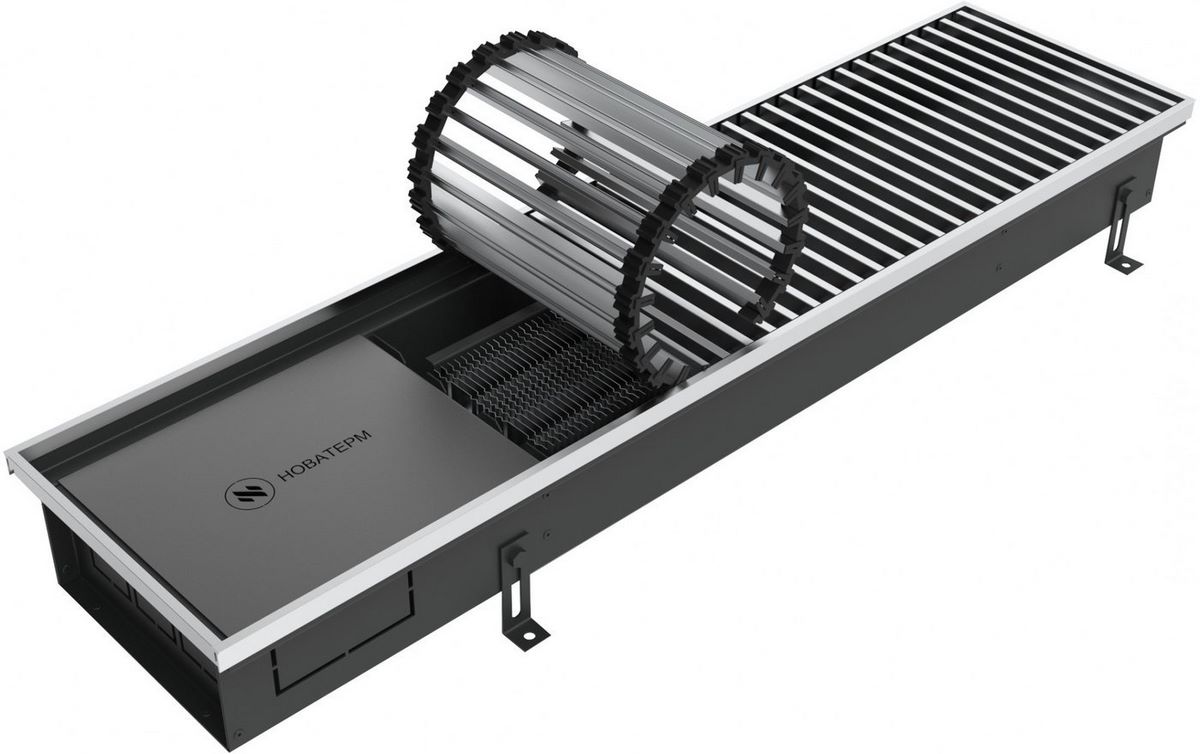 Внутрипольный конвектор Новатерм НТ-В-07/35/130 (алюминий) - фото