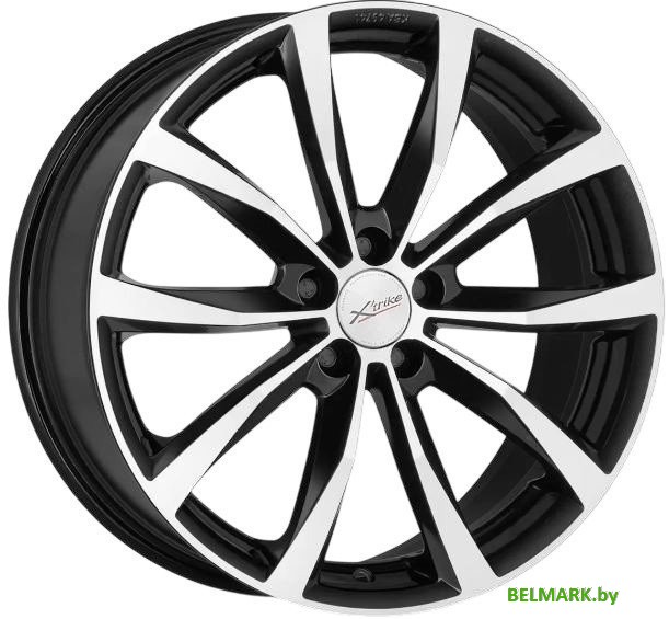 Литые диски X'trike X-138 18x7" 5x108мм DIA 65.1мм ET 43мм BK/FP - фото