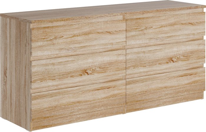 Комод Mio Tesoro Мальта 6 ящиков 160x76 2.05.02.060.3 (дуб сонома) - фото