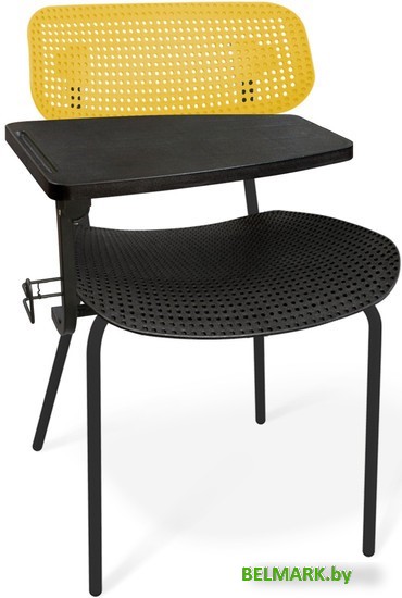 Офисное кресло Sheffilton SHT-S85М-RD с пюпитром (желтый/черный/черный муар) - фото