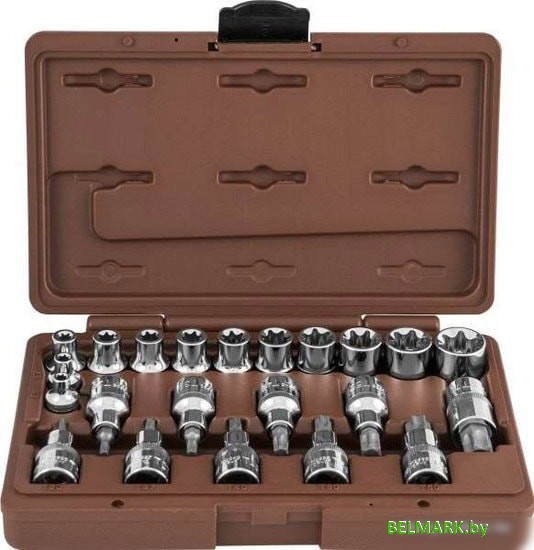 Набор торцевых головок Ombra 953222 (22 предмета) - фото