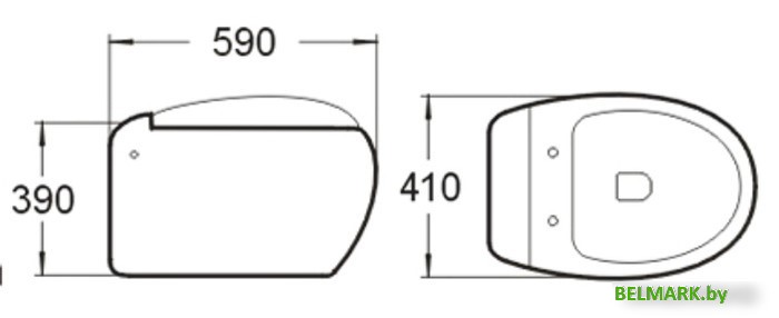 Унитаз подвесной SantiLine SL-5001 - фото2
