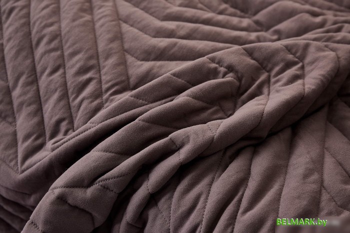 Набор текстиля для спальни Sofi De MarkO Мориц 230х250 Пок-МЦ-шк-230х250 (шоколадный) - фото2