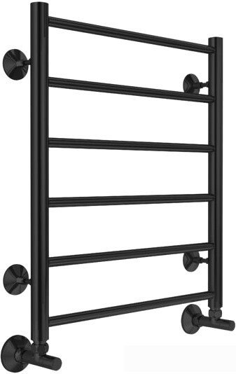 Полотенцесушитель TERMINUS Аврора П6 500x600 RAL 9005 (черный) - фото